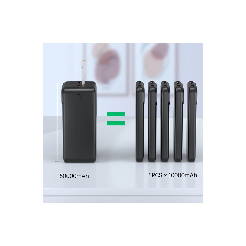 Choetech 6932112106827 B732 50000mAh Power Bank PD22.5W with Digital Display - Image 8