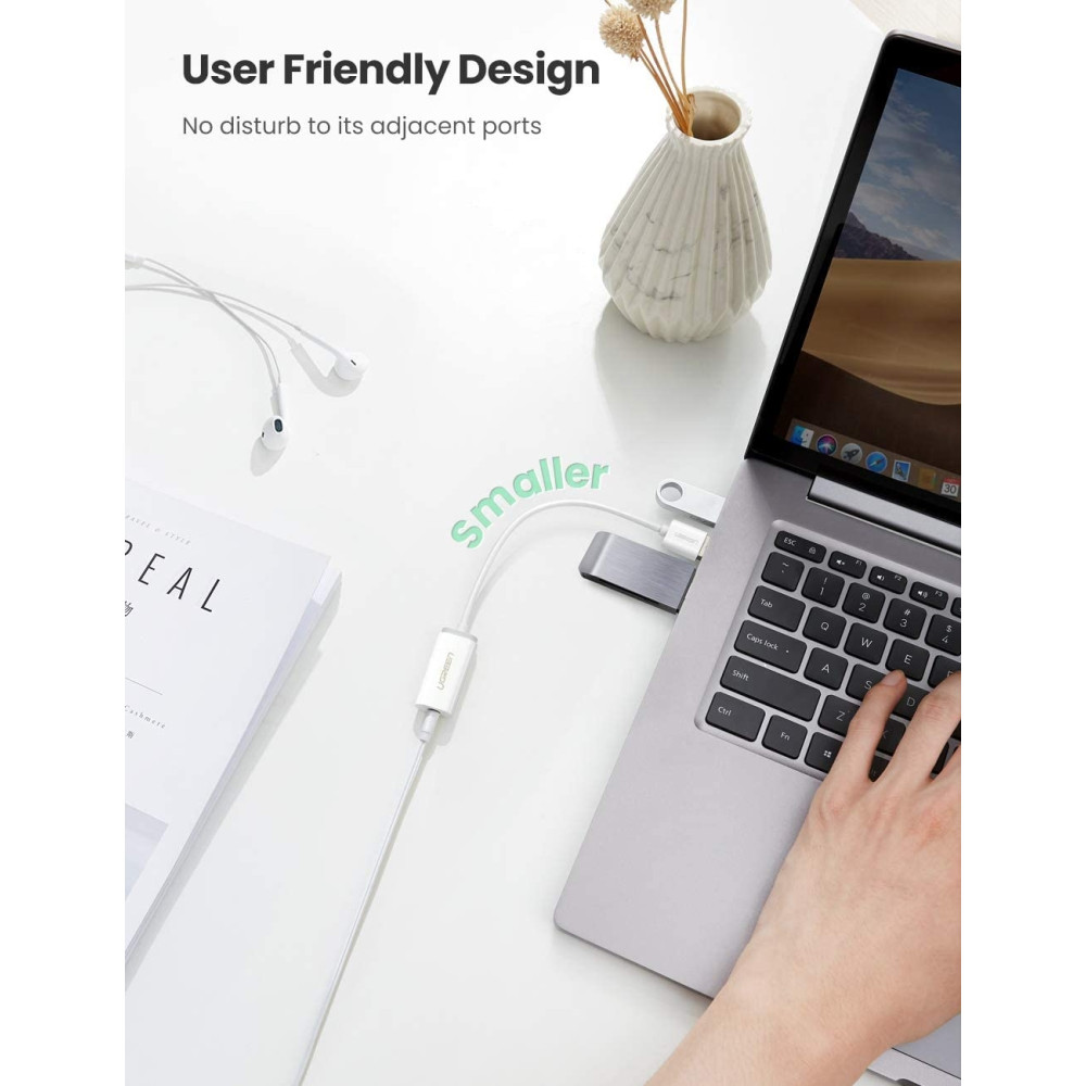 UGREEN 6957303837120 30712 USB 2.0 to 3.5mm AUX Sound Card TRRS - Image 4