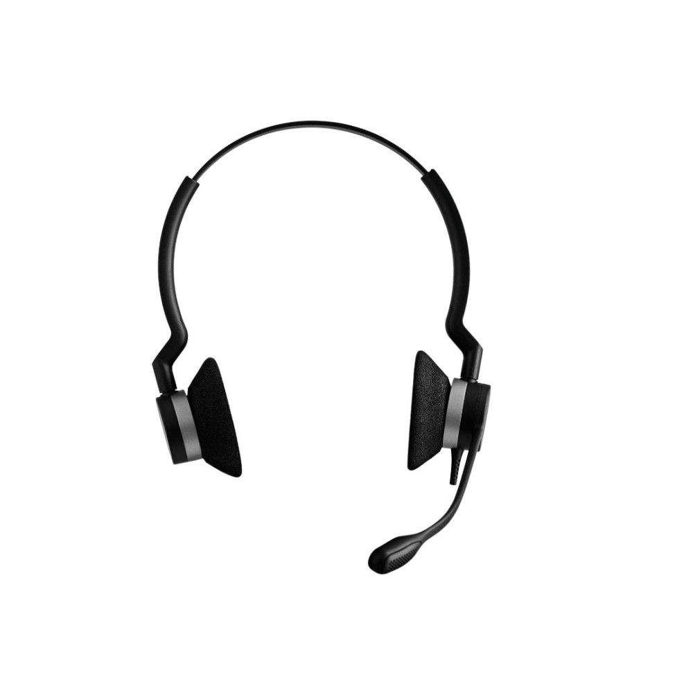 Jabra 2309-820-105 Biz 2300 Duo QD NC, All-Day Comfort, Weighs 49g, Adjustable Headband & Microphone, Noise-Cancelling Microphone, HD Voice, Control Unit - Image 2