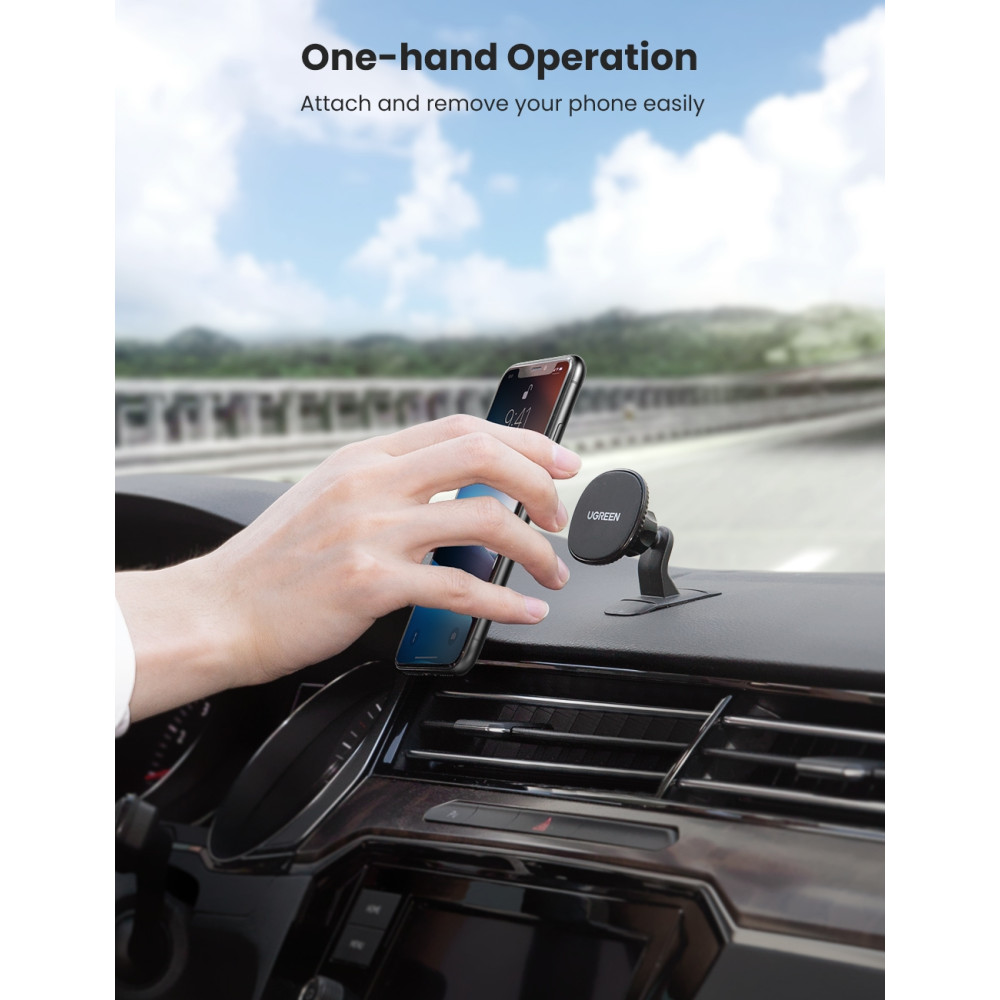 UGREEN 6957303887859 80785 Magnetic Phone Car Mount - Image 5