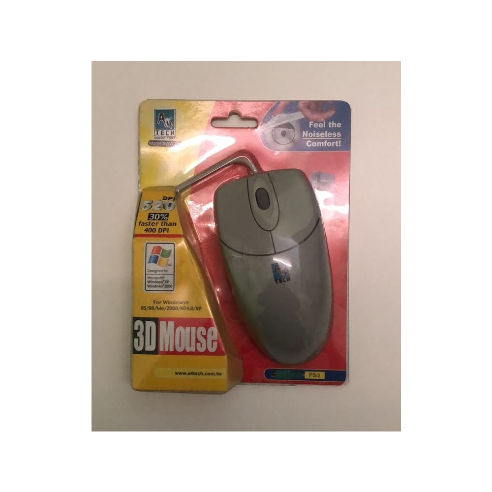A4 Tech SWW-25 3D Mouse 520dpi Wheel Buttons PS/2 Windows 7 - Image 2