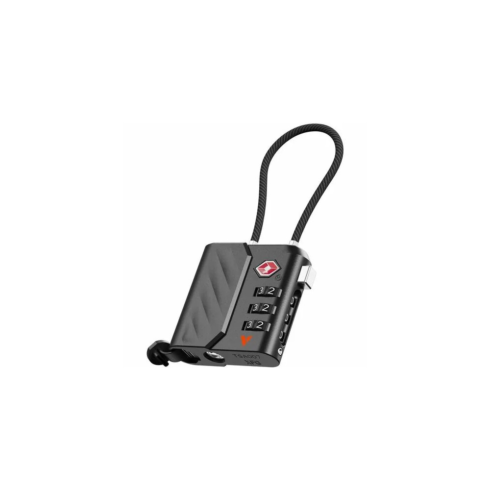 Verbatim 30169 DUAL TRACKING TAG WITH TSA LOCK BLACK - Image 1