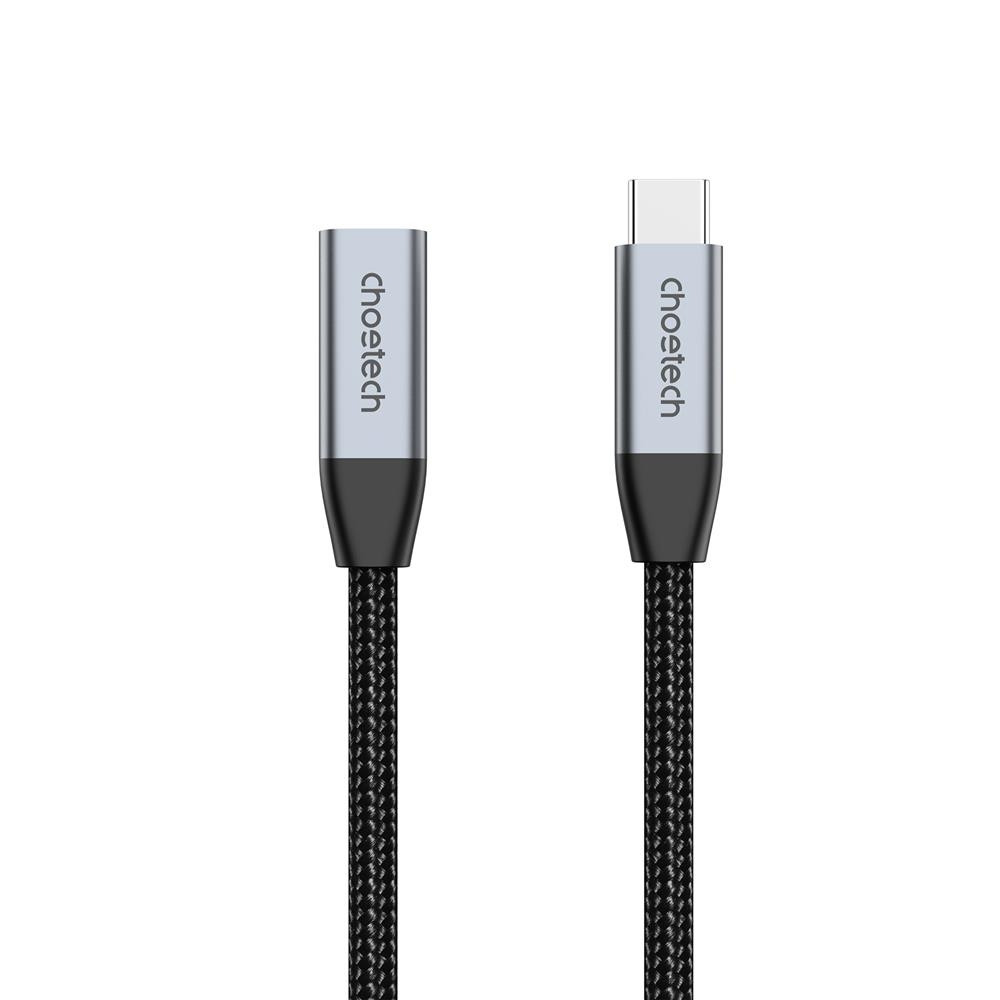 Choetech 6932112109064 XCC-1039 240W USB-C Extension Cable 10Gbps PD Fast Charging 2M Black - Image 6