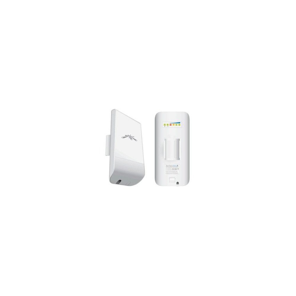 Ubiquiti LOCOM2 airMAX Nanostation LOCO M 2.4GHz Indoor/Outdoor CPE - Point-to-Multipoint(PtMP) application - Includes PoE Adapter - Image 1