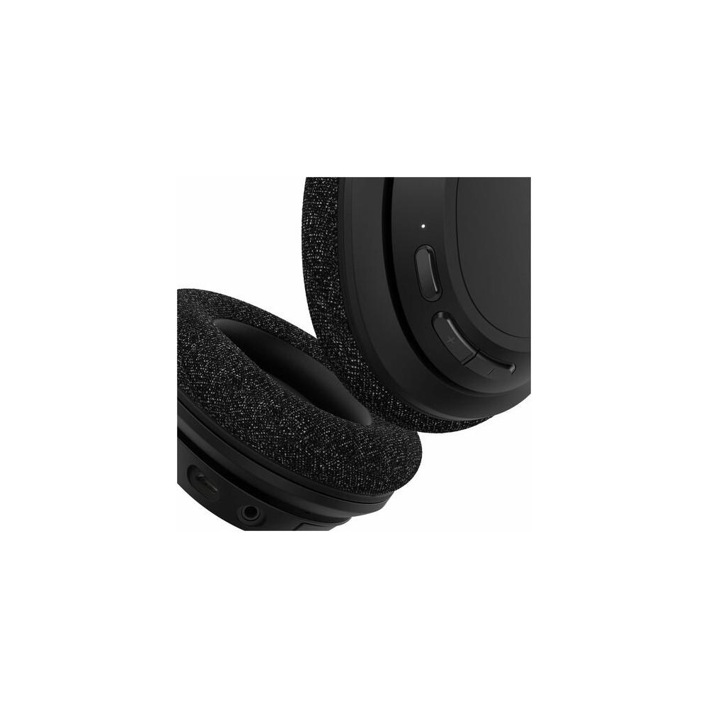Belkin AUD005BTBLK SoundForm Adapt Wired/Wireless Over-the-ear, Over-the-head Stereo Headset - Binaural - Circumaural - 914.4 cm - Bluetooth - Noise Canceling - Mini-phone (3.5mm), USB Type C - Image 8