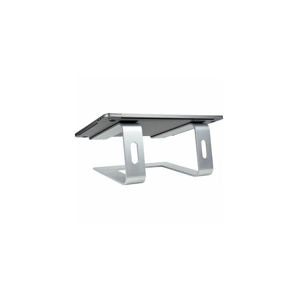 StarTech LAPTOP-STAND-SILVER Laptop Stand for Desk, Supports 5kg / 11lb, Aluminum, Silver, Ergonomic Laptop Riser, Portable Laptop Holder for Desk - Up to 43.2 cm (17") Screen Support - 50 kg Load Capacity - 14.5 cm Height x 22.4 cm Width - Desk, Desktop