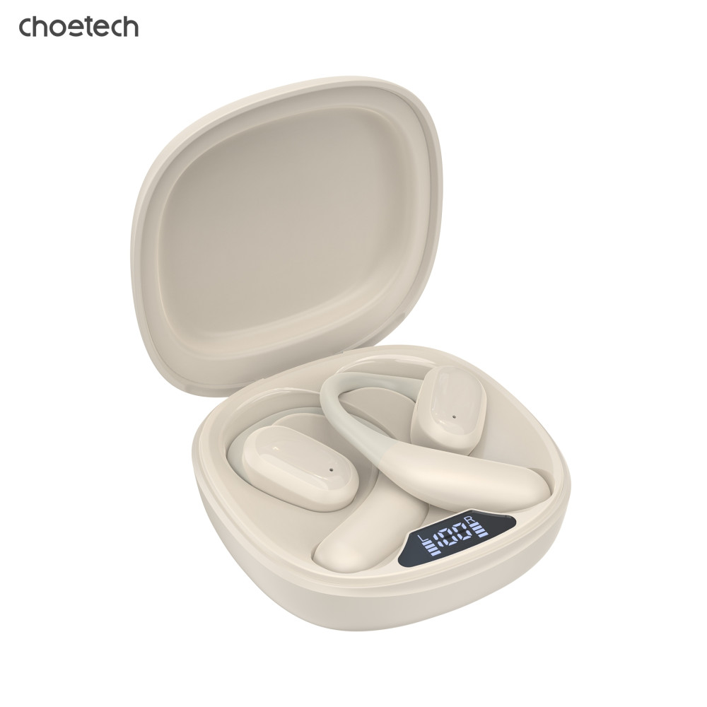 Choetech 6932112107305 BH-T25 OWS Painless new Concept Bluetooth V5.3 TWS Play time: 6 hours White - Image 2