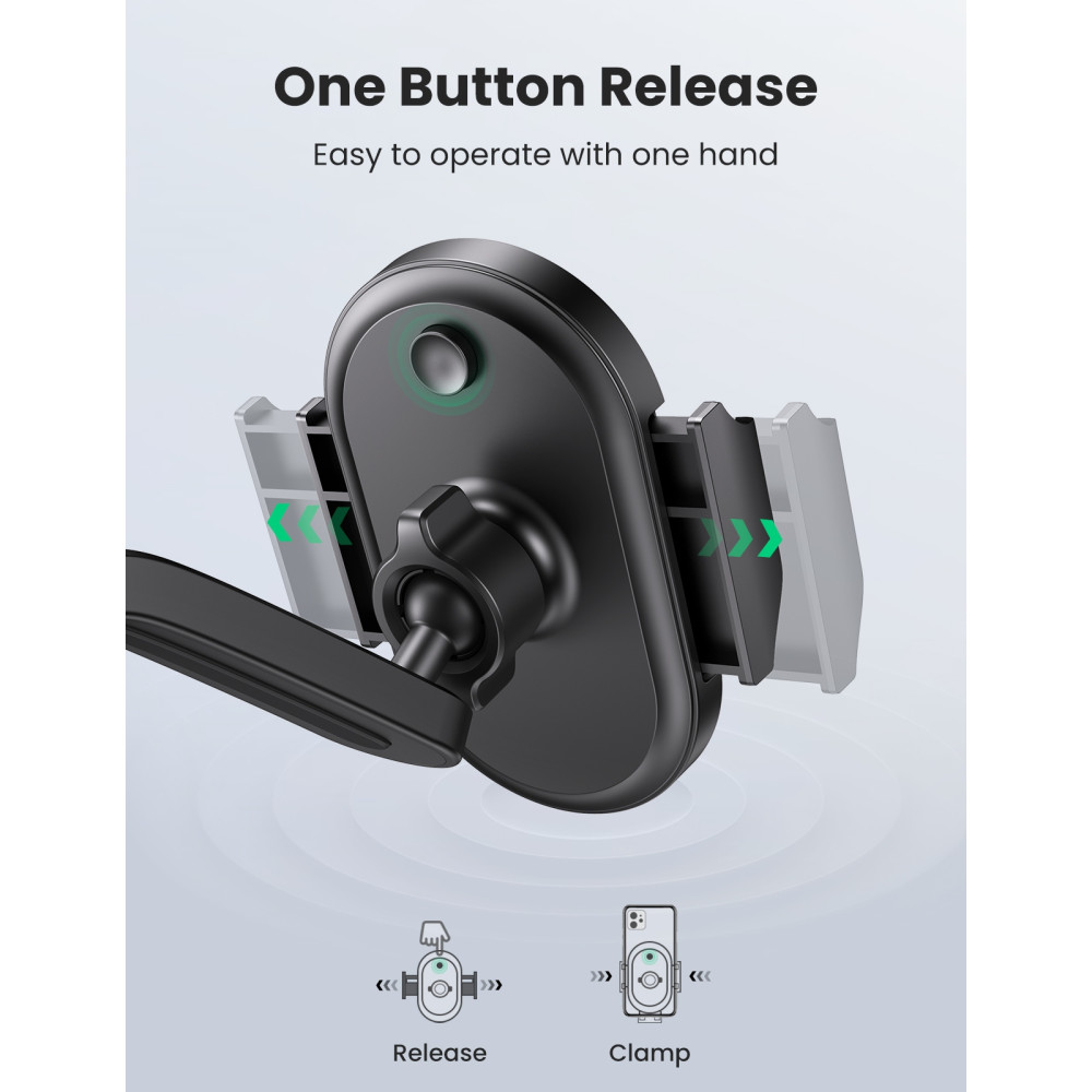 UGREEN 6957303824731 20473 Waterfall-Shaped Suction Cup Phone Mount - Image 5