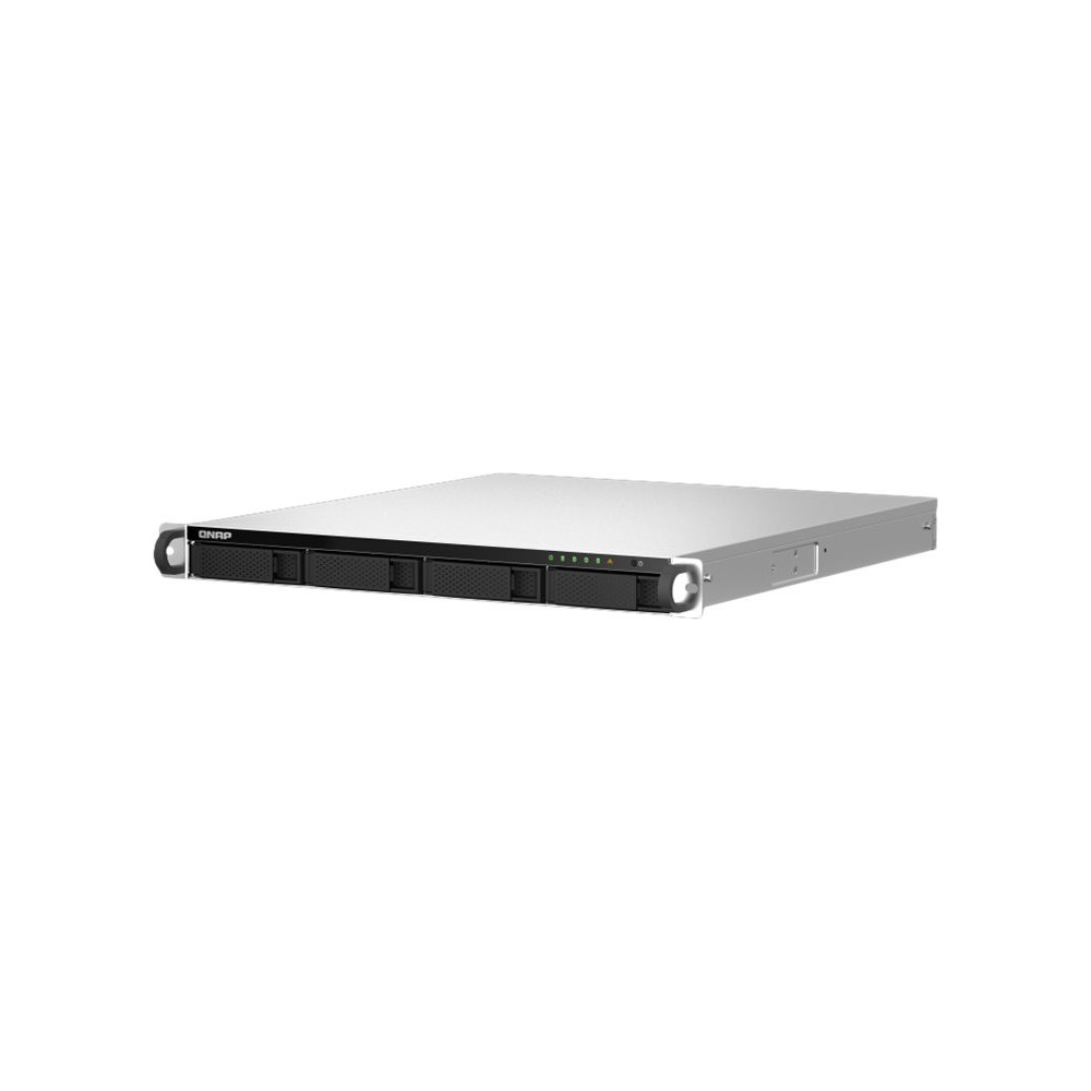 QNAP TS-464U-RP-8G 4-BAY NAS 3.5"(0/4), CEL QC-2.0GHz, 8GB, 2.5GbE(2), PCIe, RPS, 1U RACK, 3YR WTY - Image 1