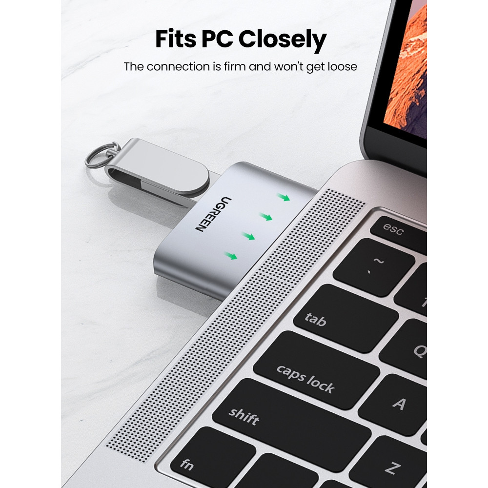 UGREEN 6957303819126 10912 USB C to USB x 2 USB 3.0 Converter - Image 2