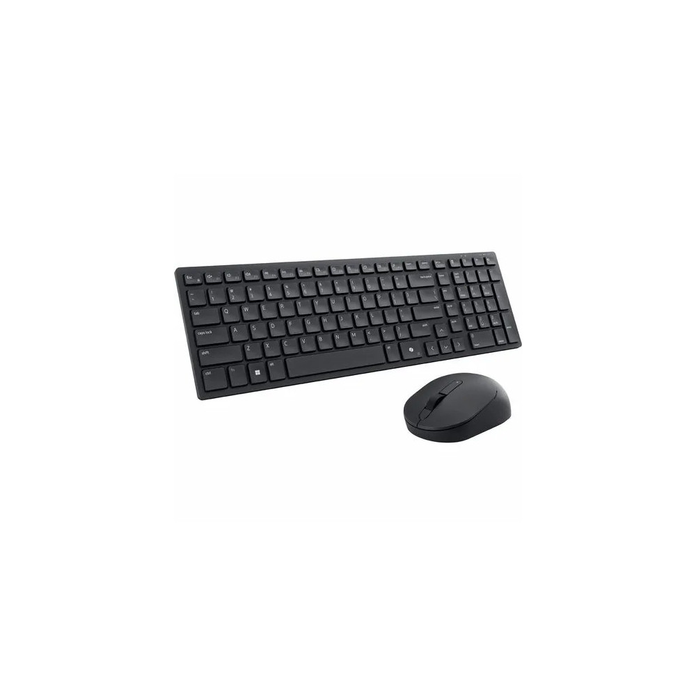 Dell 580-BBZH Silent Wireless Bluetooth Keyboard Mouse KM555 - Black - Image 1