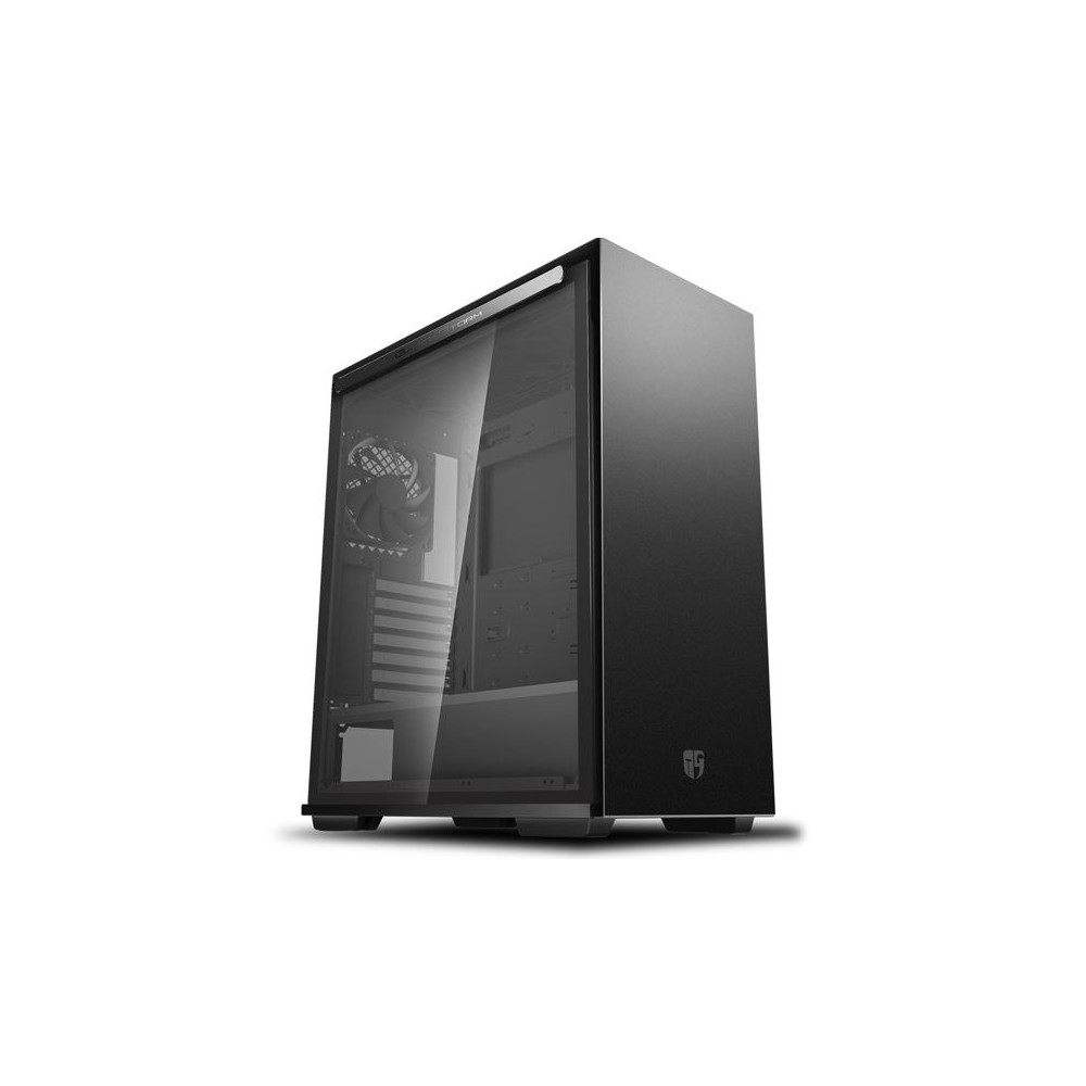 DEEPCOOL GS-ATX-MACUBE310-BKG0P MACUBE 310 BK Tempered Glass Case Black USB3.0*2, 7+2 SLOTS,Mini-ITX/mATX/ATX - Image 1