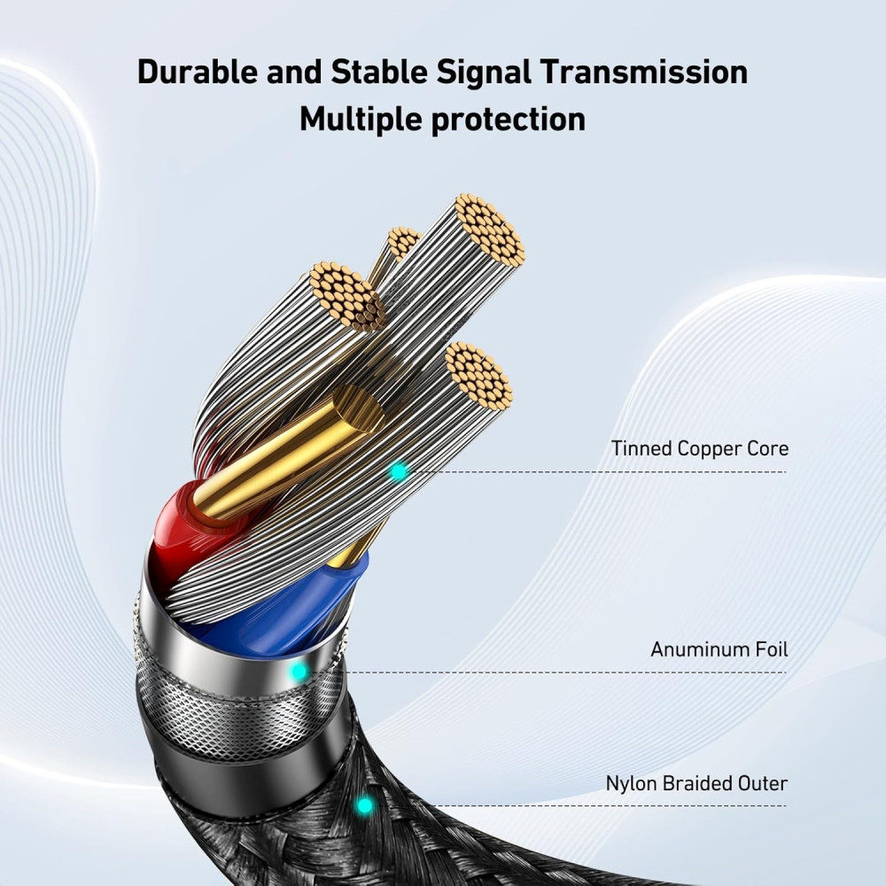 BENFEI 6971785944084 000393GY-2M USB3.0 Male to Female Extension cable Nylon Braided 2M - Image 6