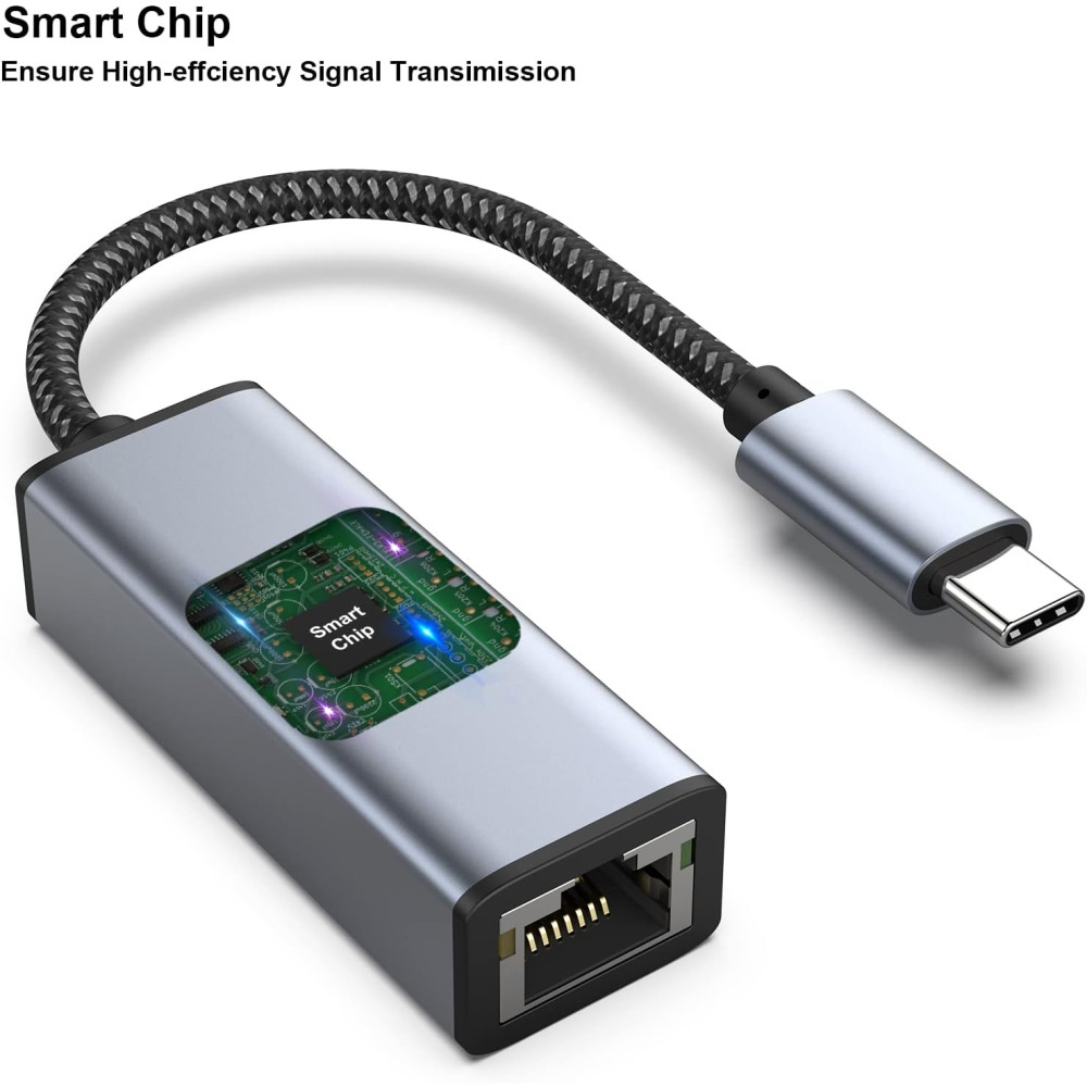 BENFEI B07XTGKP5M 000269GY Thunderbolt 3 USB-C to Ethernet RJ45 Adapter - Image 7