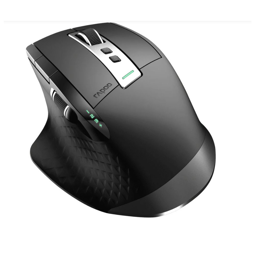 Rapoo MT750PLUS Multi-Mode Wireless Ergonomic Mouse - 800-4000 DPI Sensor Bluetooth 5.0 and 2.4 GHz - Image 1