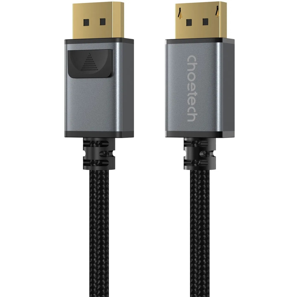 Choetech 6932112111715 XDD02-1M 16K 60Hz DP 2.1 Cable 80Gbps Braided for Gaming Monitor 1M - Image 2