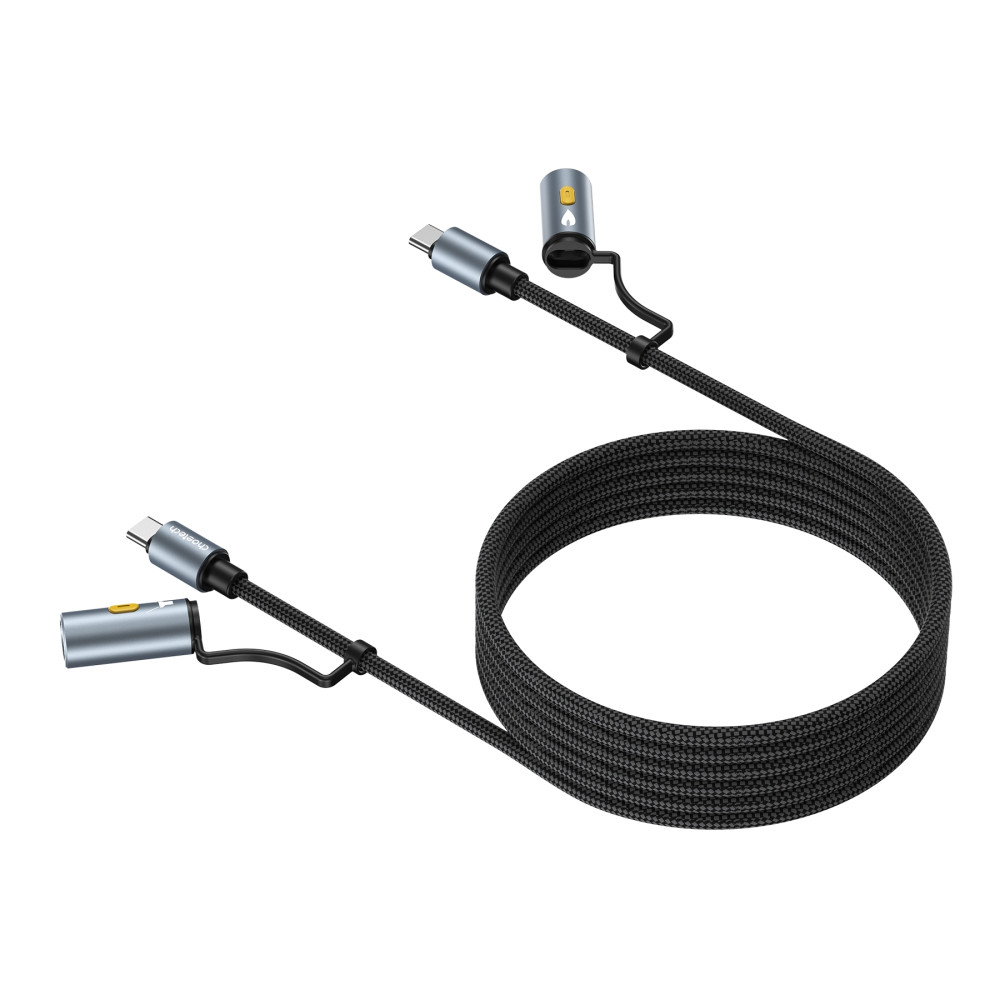 Choetech 6932112110084 CC1001 Smart PD60W 4-in-1 USB C to C cable 1.2M - Image 2