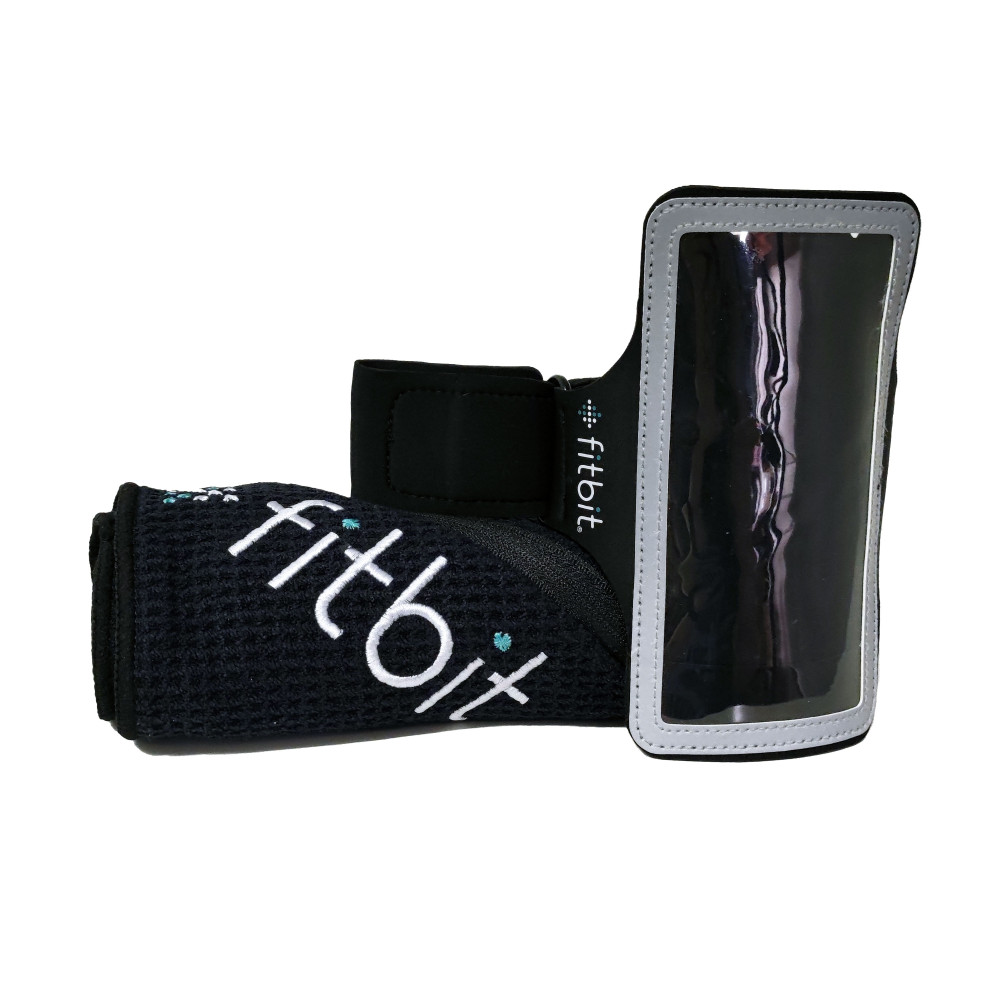 Fitbit FITBIT-TUCANO Tucano Arm Band Smartphone Case Up to 5" + Waffle Microfiber Sports Towel