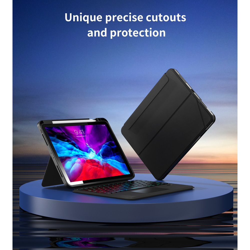Choetech 6932112104625 BH-018 Wireless KB Case with Touchpad and backlight for iPad 11" - Image 5