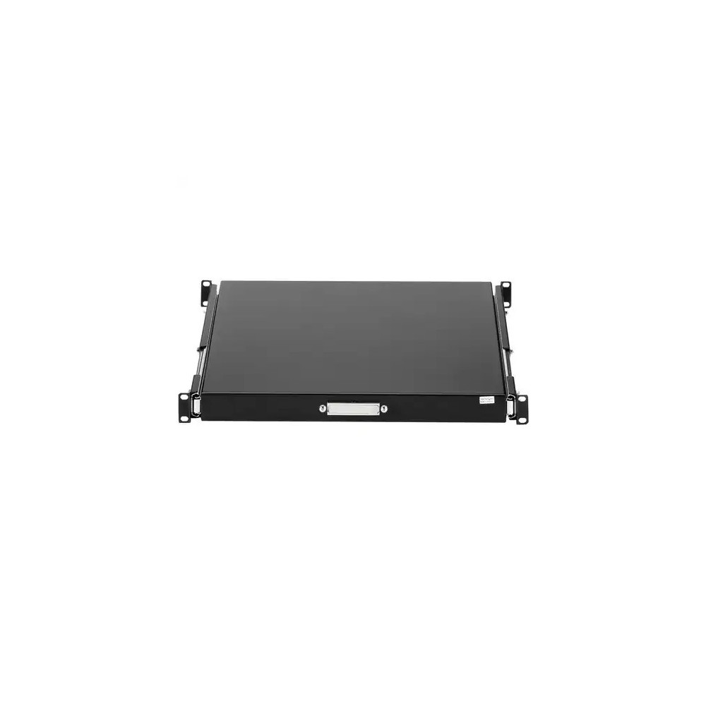 StarTech SLIDESHELFD 1U Sliding Server Rack Mount Keyboard Shelf Tray - 55lbs - 22" Deep Steel Pull Out Drawer for 19" AV, Network Equipment Rack