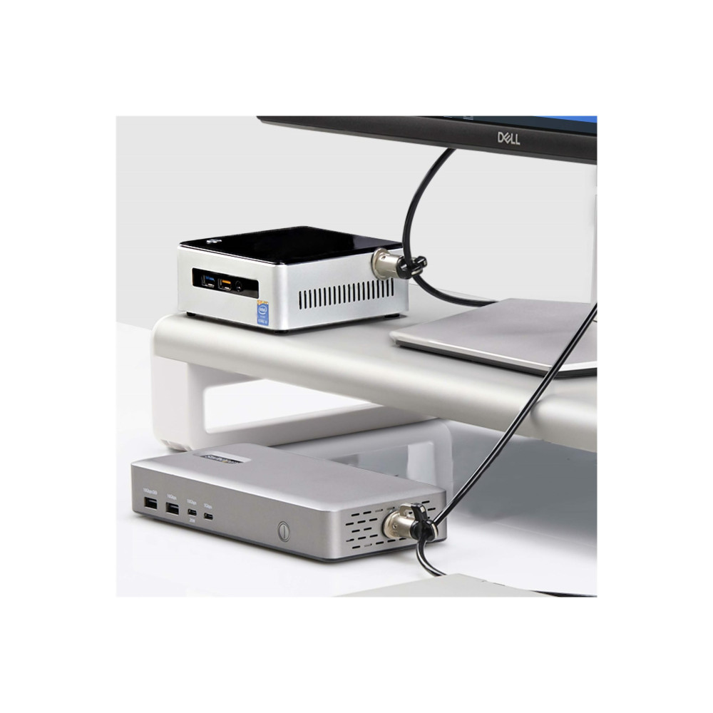 StarTech 3M4-DESK-LOCKING-KIT LAPTOP/DESKTOP & PERIPHERAL LOCK KIT, THEFT-DETERRING SECURITY LOCK, K-SLOT, - Image 9