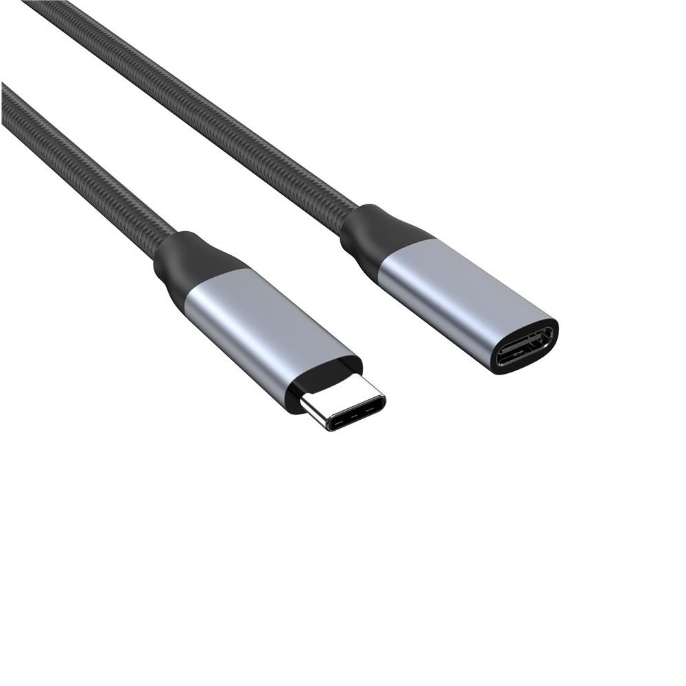 Choetech 6932112109064 XCC-1039 240W USB-C Extension Cable 10Gbps PD Fast Charging 2M Black - Image 7