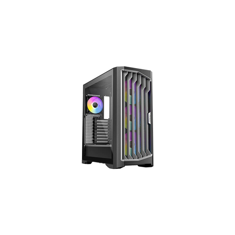 Antec PERFORMANCE 1 FT ARGB - Black, Full Tower, E-ATX/ATX/Micro-ATX/ITX, Tempered Glass, Temp Display, USB-C 10Gbps, 4× ARGB PWM Fans, 2Yr Wty - Image 1