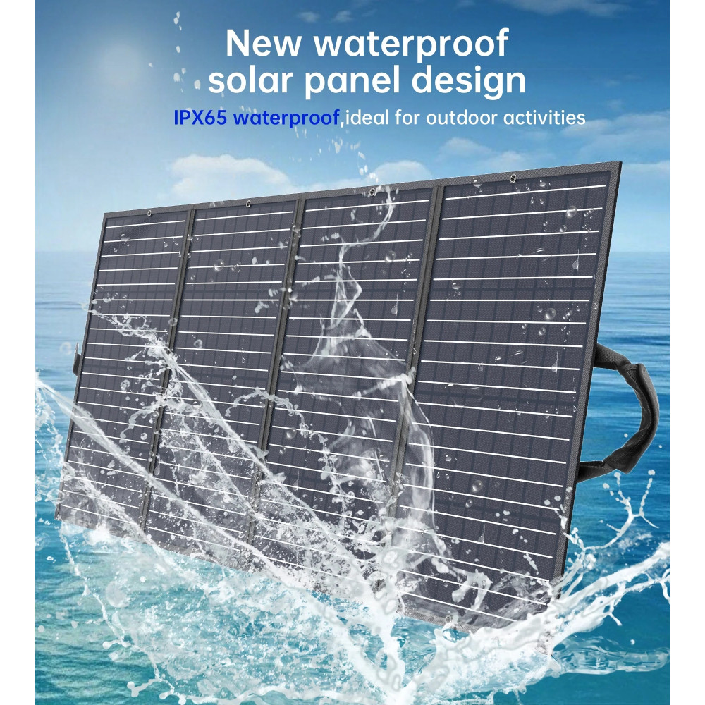 Choetech 6932112103680 SC010-V2 160W Foldable Solar Charger DC + USB-C + 2x USB 3.0 - Image 4