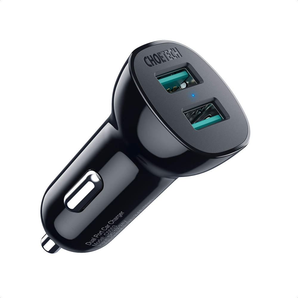 Choetech 6971824976120 C0051 Quick Charge 3.0 Tech 36W (Max) Car Charger (No Cable) - Image 2