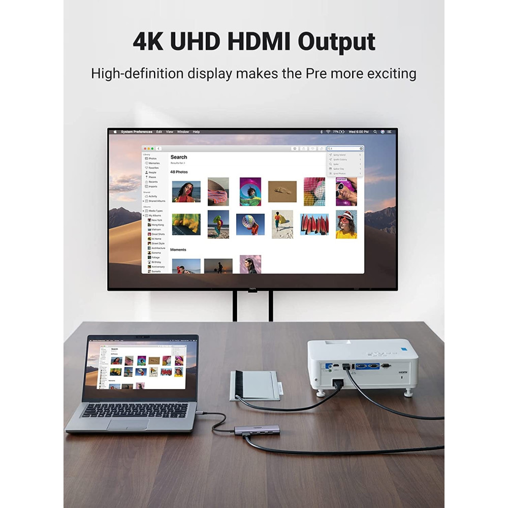 UGREEN 6957303863839 60383 Premium 6 in 1 USB C Hub - Image 3