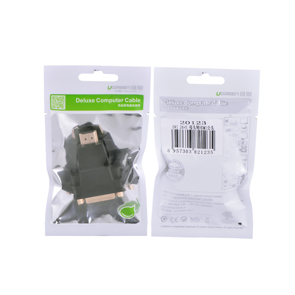 UGREEN 6957303821235 20123 HDMI male to DVI(24+5) Female adapter - Image 4