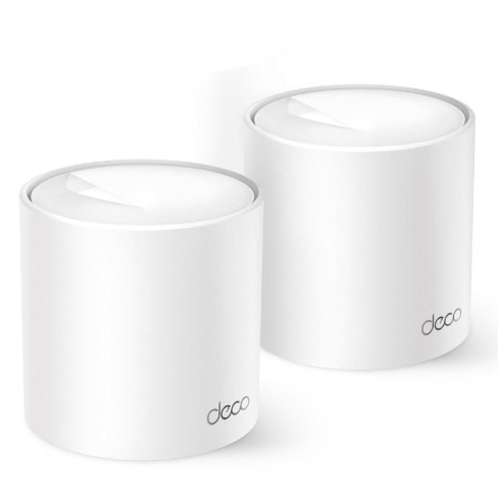 TP-LINK DECO X1500(2-PACK) AX1500 Whole Home Mesh Wi-Fi 6 System, 300 Mbps at 2.4 GHz + 1201 Mbps at 5 GHz - Image 1