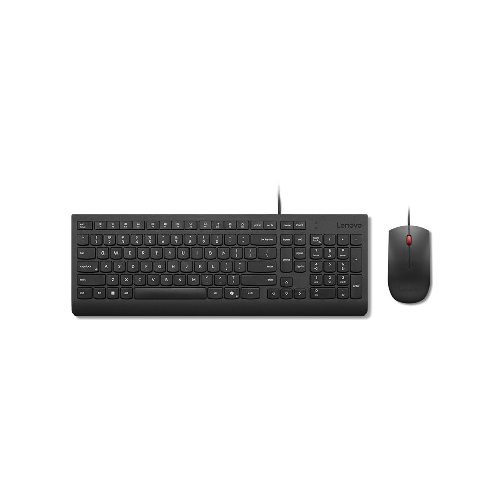 Lenovo 4X31R64400 ESSENTIAL WIRED COMBO KEYBOARD & MOUSE (UPGRADED WITH COPILOT) (REPLACE 4X30L79883) - Image 1