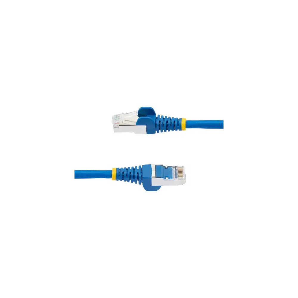 StarTech NLBL-10M-CAT6A-PATCH 10m CAT6a Ethernet Cable, Blue Low Smoke Zero Halogen (LSZH) 10 GbE 100W PoE S/FTP Snagless RJ-45 Network Patch Cord - Cable for Network Device - First End: 1 x RJ-45 Network - Male - Second End: 1 x RJ-45 Network - Male - 10