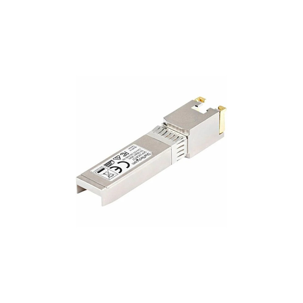 StarTech SFP10GBTCST Cisco SFP-10GB-T-X Compatible SFP+ Module - 10GBASE-T - 10GE Gigabit Ethernet SFP+ SFP to RJ45 Cat6/Cat5e Transceiver - 30m - Cisco SFP-10GB-T-X Compatible SFP+ - 10GBASE-T 10 Gbps - 10GbE Module - 10GE Gigabit Ethernet SFP+ Copper Tr