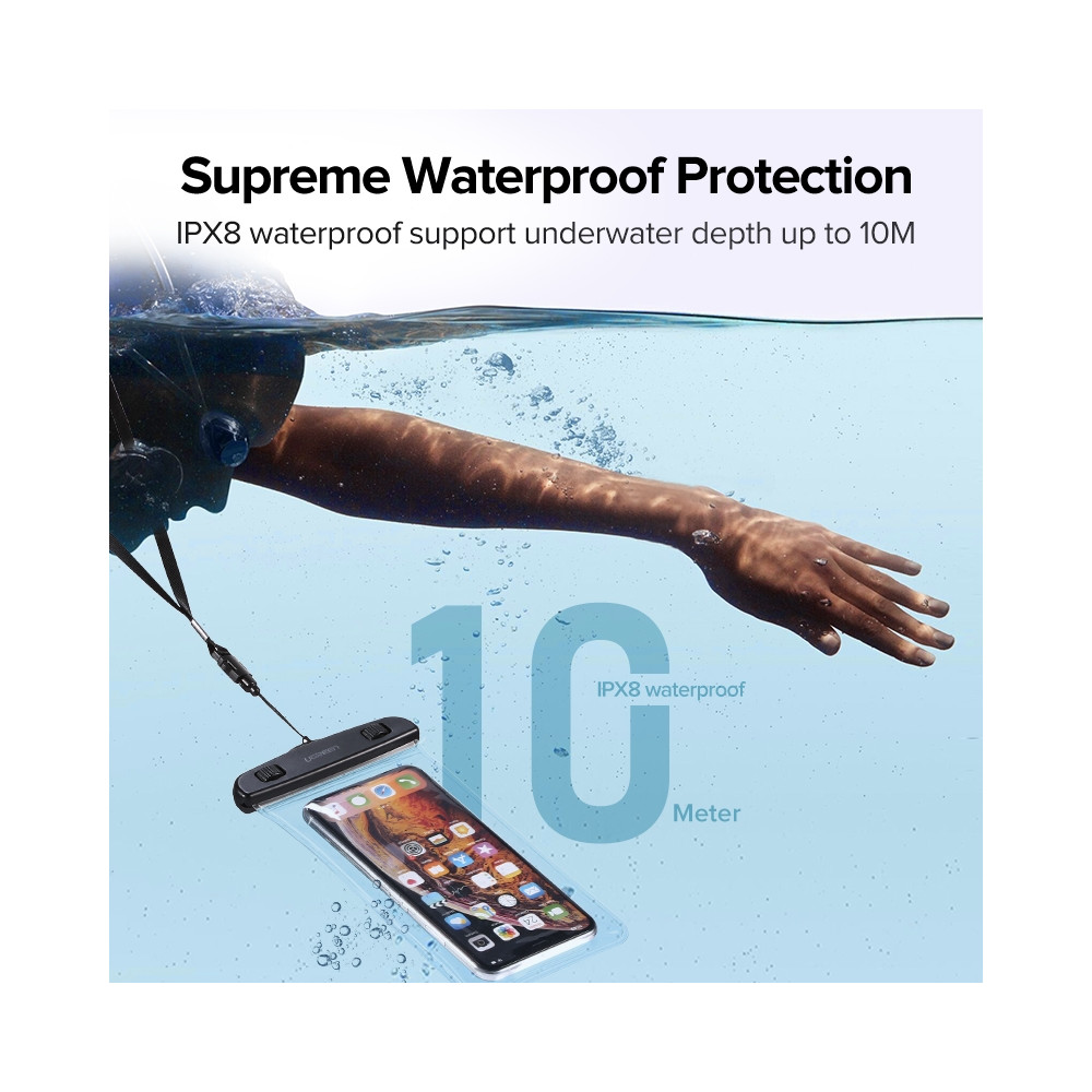 UGREEN 6957303869596 60959 Mobile Waterproof Bag Black - Image 3