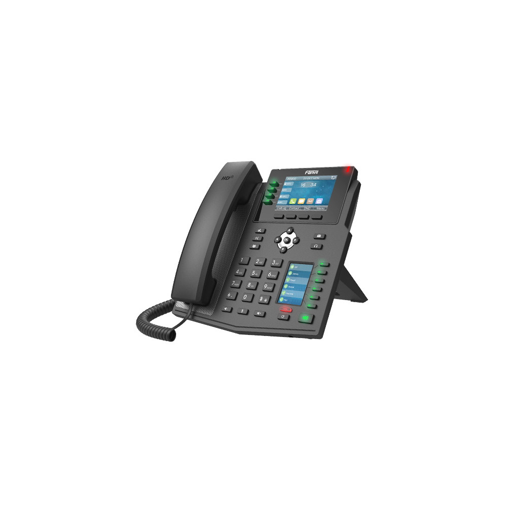 Fanvil X5U High End Enterprise IP Phone - 3.5' Colour Screen, 16 Lines, 40 x DSS Buttons, Dual Gigabit NIC,Bluetooth, *SBC Ready, 2 Years Warranty - Image 1