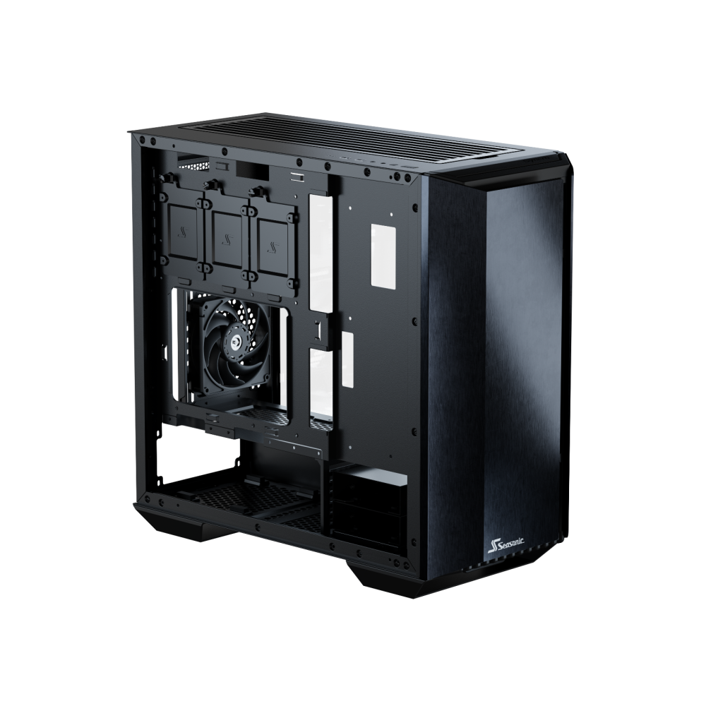 Seasonic CASSEAQ704DPC8501 Syncro Q704 Aluminum Case with Syncro DPC-850 850W 80 Plus Platinum PSU & Connect Module RED DOT AWARD WINNER 2021 - Image 3