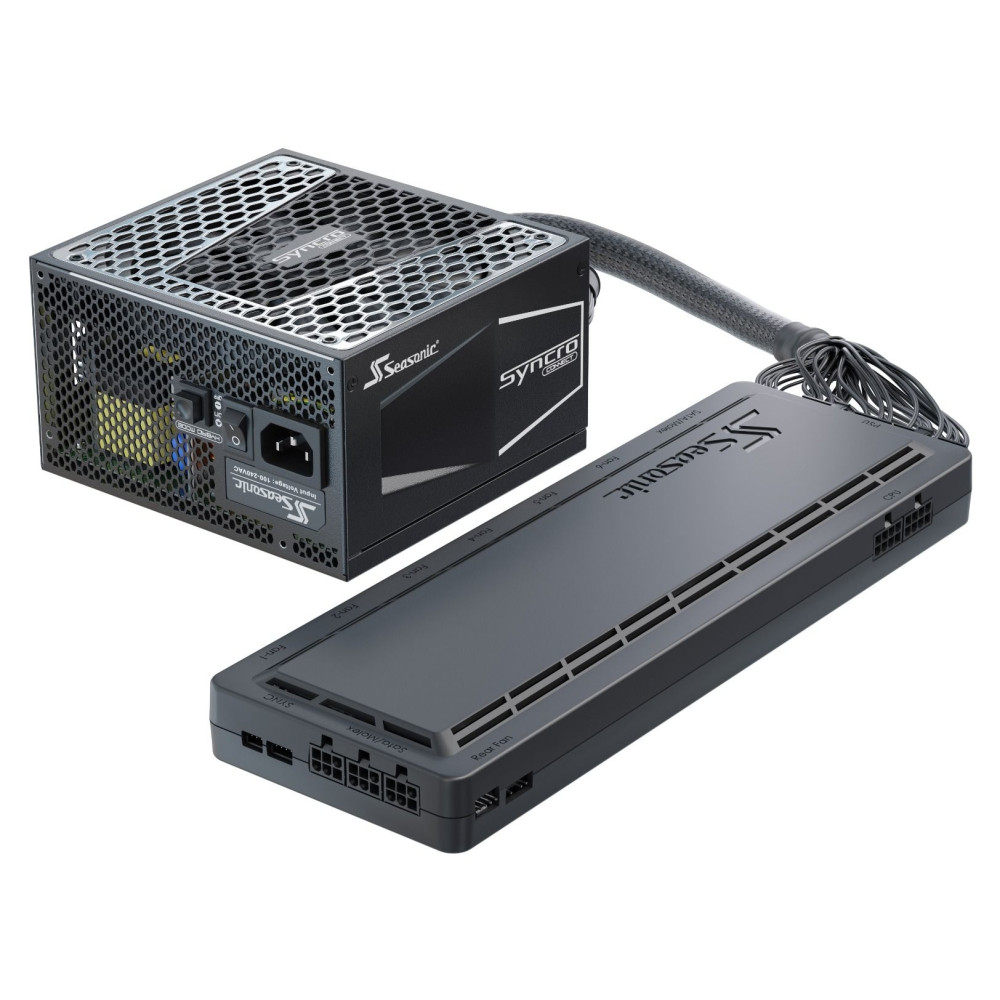 Seasonic CASSEAQ704DPC8501 Syncro Q704 Aluminum Case with Syncro DPC-850 850W 80 Plus Platinum PSU & Connect Module RED DOT AWARD WINNER 2021 - Image 9