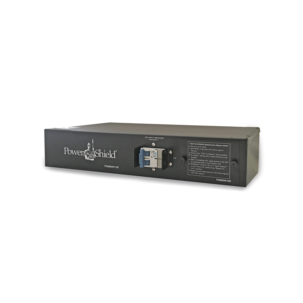 PowerShield PSMBSR10K RACK MOUNT BYPASS SWITCH 6-10KVA, 2U, HW, INTERLOCKED - Image 1