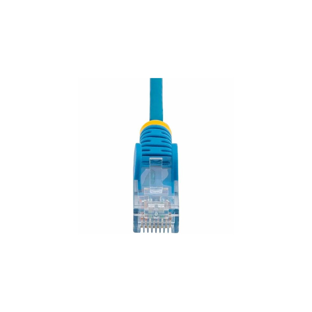 StarTech N6PAT300CMBLS 3 m CAT6 Cable - Slim CAT6 Patch Cord - Blue - Snagless RJ45 Connectors - Gigabit Ethernet Cable - 28 AWG - Slim CAT6 cable is 36% thinner than a standard CAT 6 network cable - Patch cable is tested to comply with Categor - Image 11