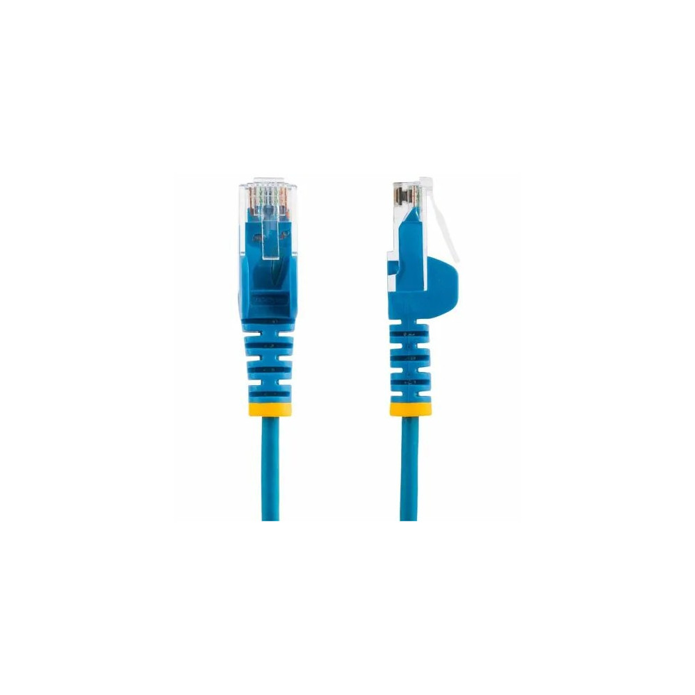 StarTech N6PAT300CMBLS 3 m CAT6 Cable - Slim CAT6 Patch Cord - Blue - Snagless RJ45 Connectors - Gigabit Ethernet Cable - 28 AWG - Slim CAT6 cable is 36% thinner than a standard CAT 6 network cable - Patch cable is tested to comply with Category - Image 9