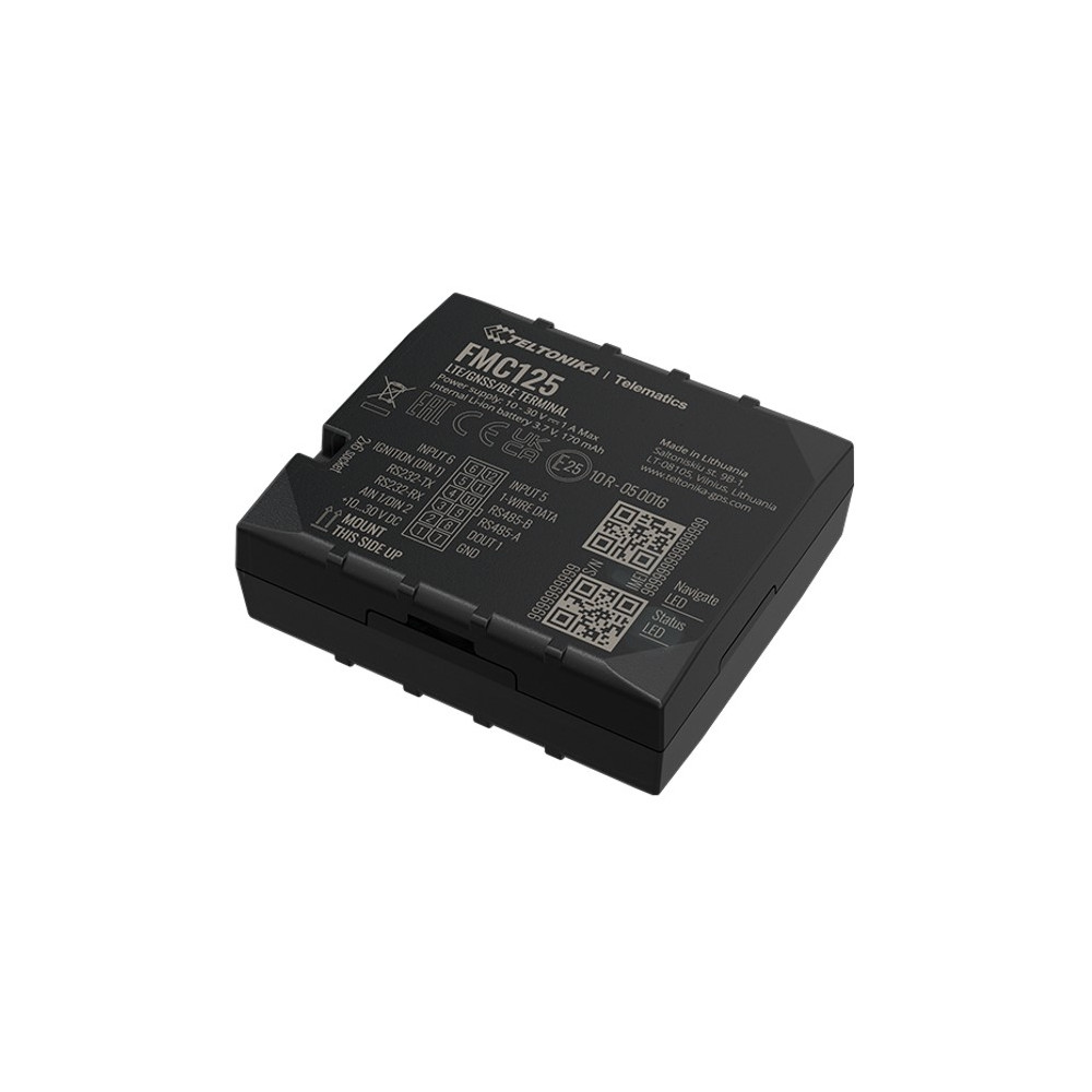 Teltonika FMC12547XW01 FMC125 Advanced LTE Terminal with GNSS and LTE/GSM Connectivity, RS485/RS232 Interfaces and Backup Battery - Image 1