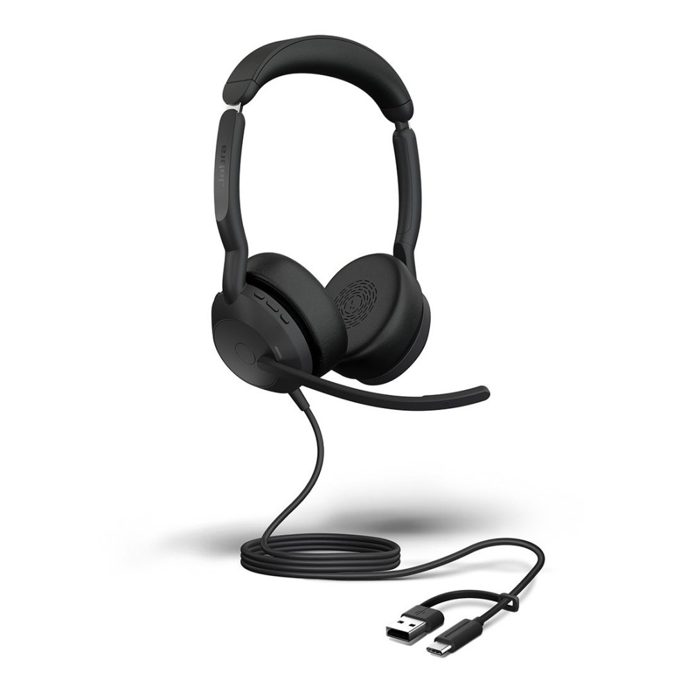 Jabra 25089-989-799 CORDED EVOLVE2 50 UC STEREO ANC HEADSET, USB-C/A WITH BLUETOOTH (REQ USB CONNECTION) - Image 1