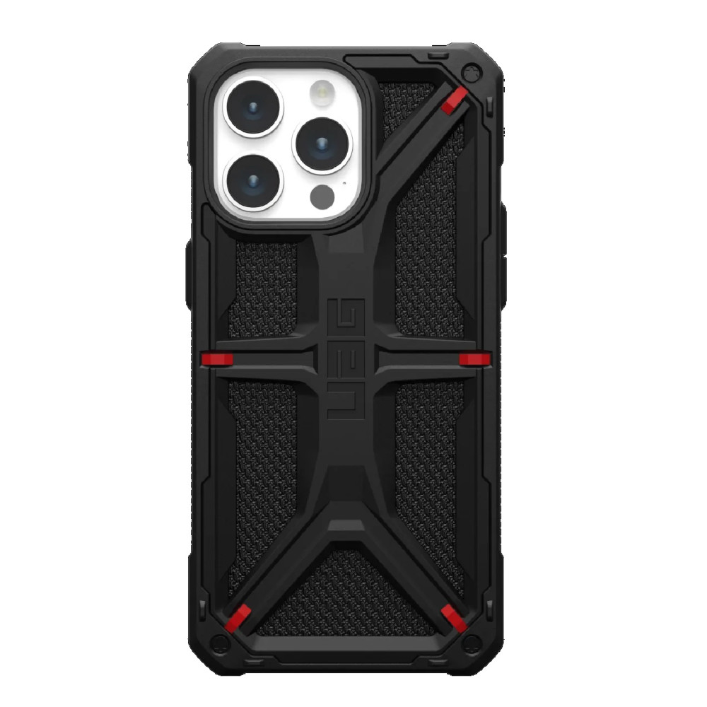 UAG 114298113940 Monarch Kevlar Apple iPhone 15 Pro Max (6.7') Rugged Case - Kevlar Black, 20ft. Drop Protection (6M), 10 Years Warranty - Image 1