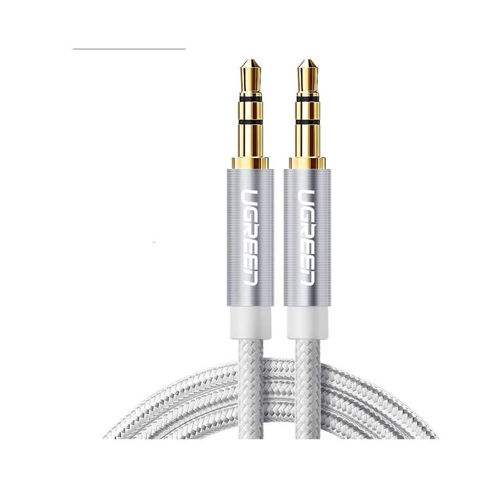 UGREEN 6957303853687 50368 Premium 3.5mm male to 3.5mm male cable 2M White - Image 1