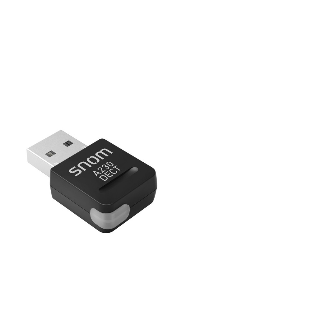 Snom SNOM-A230 USB DECT Dongle, Suitable For All D7XX- and D3XX- series Desk Phones With USB Port, No configuration necessary - Image 1