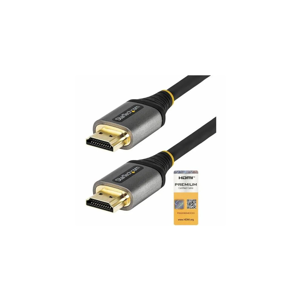 StarTech HDMMV5M 16ft (5m) Premium Certified HDMI 2.0 Cable, High Speed Ultra HD 4K 60Hz HDMI Cable w/ Ethernet, HDR10, UHD HDMI Monitor Cord - Cable for Audio/Video Device, Monitor, Display Screen, Computer, Notebook, Desktop Computer, PC, Work - Image 1
