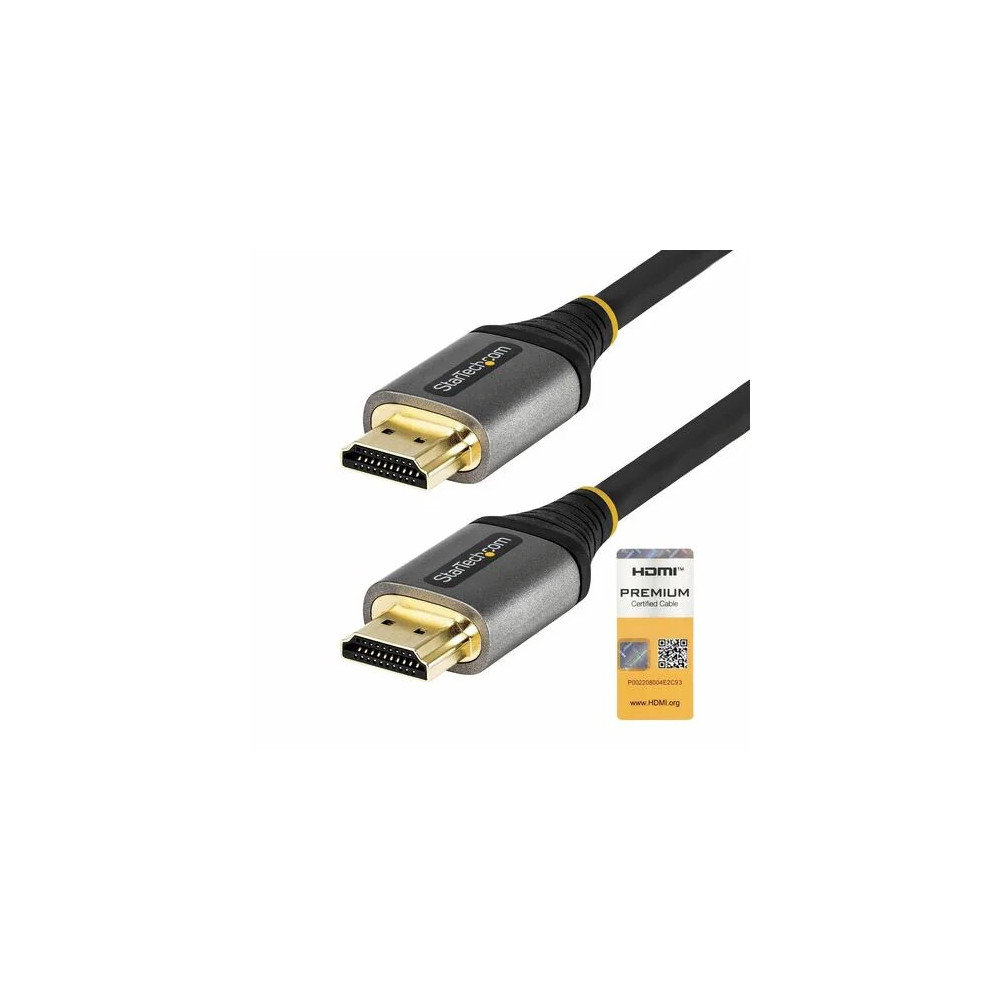 StarTech HDMMV5M 16ft (5m) Premium Certified HDMI 2.0 Cable, High Speed Ultra HD 4K 60Hz HDMI Cable w/ Ethernet, HDR10, UHD HDMI Monitor Cord - Cable for Audio/Video Device, Monitor, Display Screen, Computer, Notebook, Desktop Computer, PC, Work - Image 2