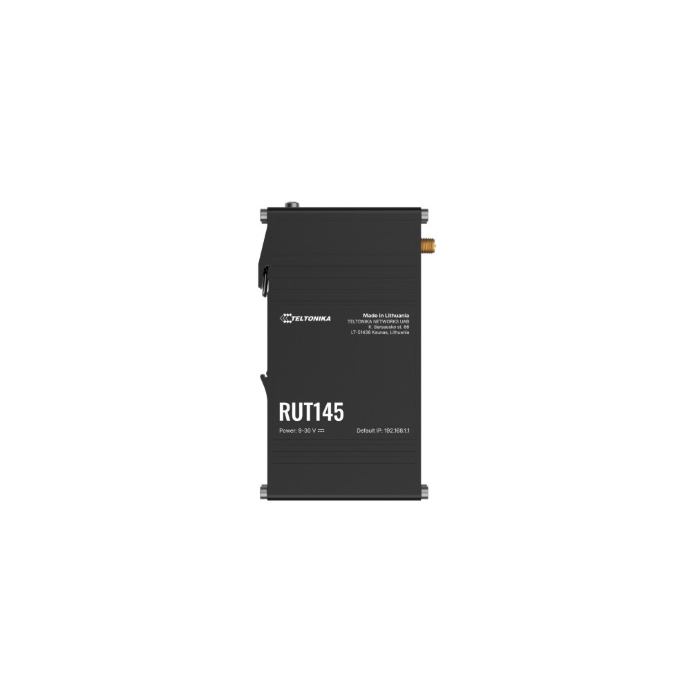 Teltonika RUT145000000 RUT145 Industrial RS485 Router, Wi-Fi & Ethernet Connectivity, Industrial Data Collection-Ready with RMS Support, PSU Excluded - Image 1